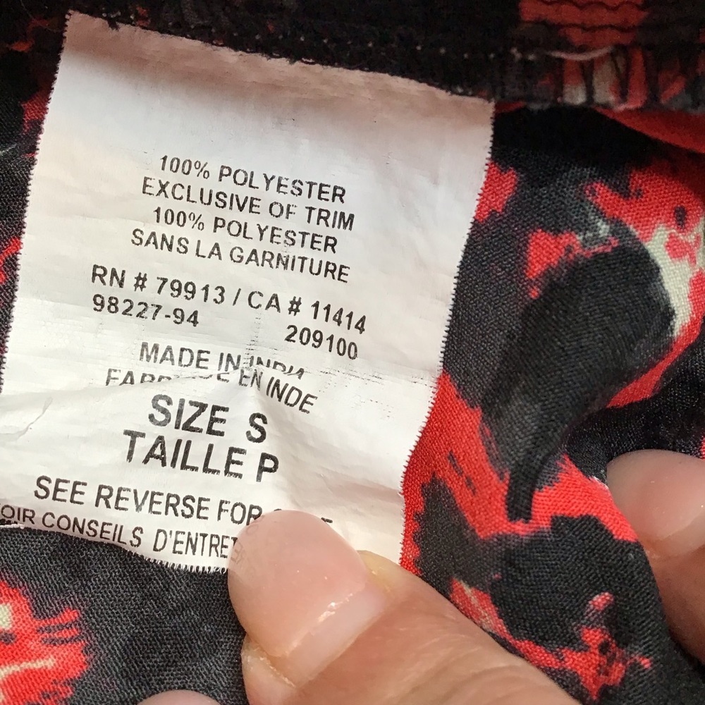 Motherhood Maternity Tank Blouse - Red -Size Small - Picture 5 of 6